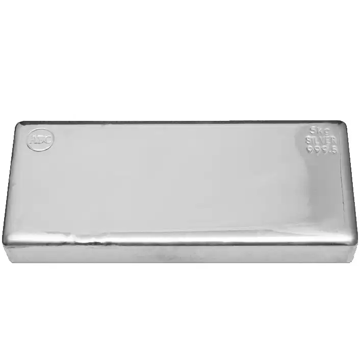 Silver Bullion Bars 5kg ABC Bullion Cast Bar Silver
