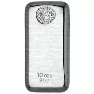 Silver Bullion Bars 10oz Perth Mint Cast Silver Bullion Bar 999 Purity