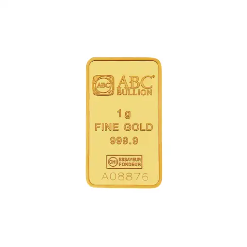  1g ABC Bullion Minted Gold Tablet