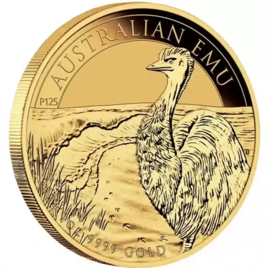  1oz Gold Perth Mint Emu 2024 Minted Bullion Coin
