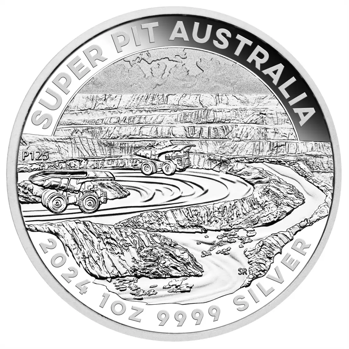  1oz Perth Mint Super Pit 2024 Silver 9999 Coin