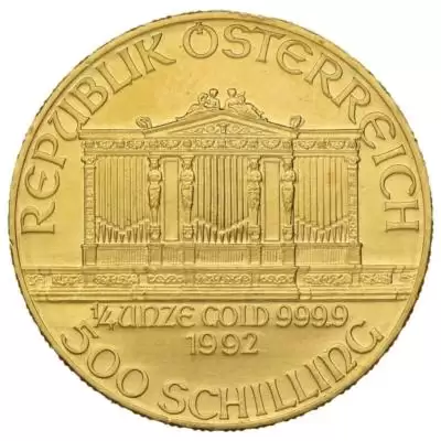  1/4oz Austrian Philharmonic Gold Coin9999 Bullion Coin